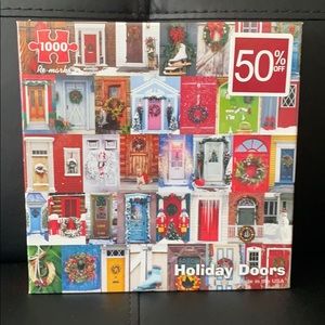 Holiday Doors Puzzle 1000 piece Puzzle